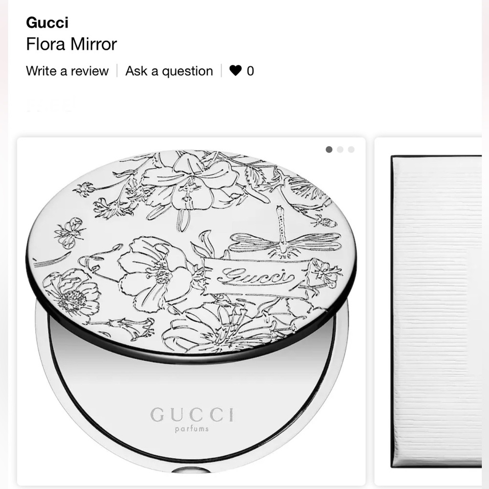Gucci Flora Makeup Mirror -AUTHENTIC-